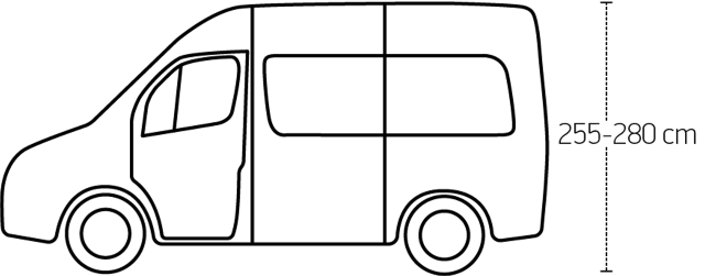 Isabella Air X-Tension Tunnel voor Van High