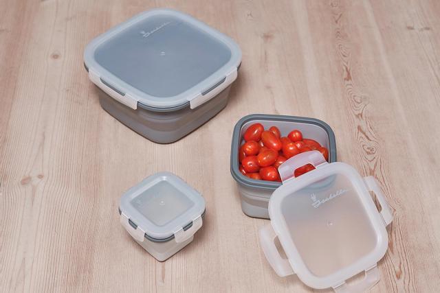 Opvouwbare lunchtrommelset, 3 stuks Kitchen